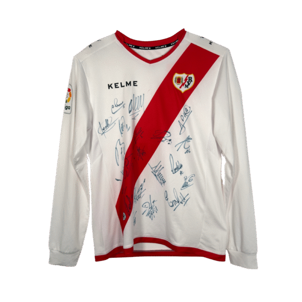 Rayo Vallecano 17-18 Signed Shirt (L)